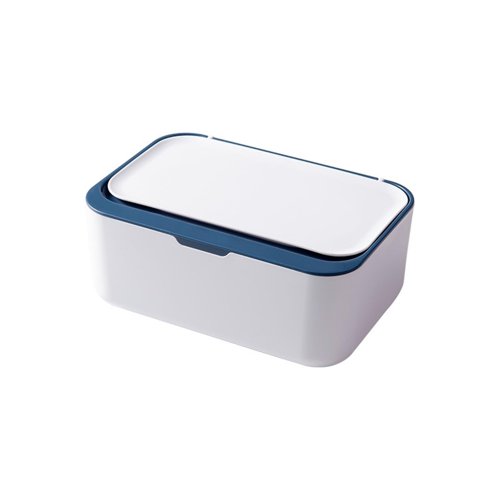 Wipes Dispenser Wipe Holder Portable Refillable Container Napkin Fresh Case Tissue Boxes Storage Box for Office Home(Blue)