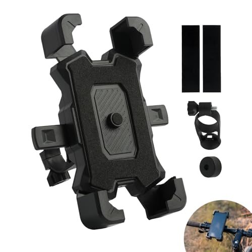 Soporte Móvil Bicicleta, Manillar de Bicicleta, Soporte Movil Moto Soporte para teléfono móvil, Giratorio 360°, para Bicicleta, antivibración, para Smartphone