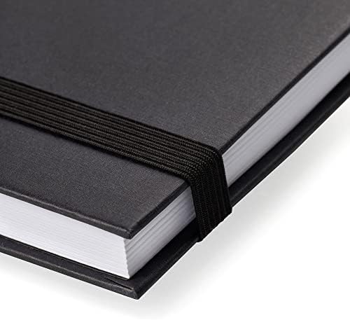 Derwent Academy Hardcover Sketchbook A4, 128 Sheets Of 135gsm Paper, Smooth Surface, Perforated Edges, For Aspiring Artists, Ideal For Drawing, Sketching & Colouring, Premium Quality, 2306010