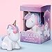Produktbild Fizz Creations Unicorn Kabelloser Lautsprecher mit blauen Zähnen, 10 cm x 13 cm