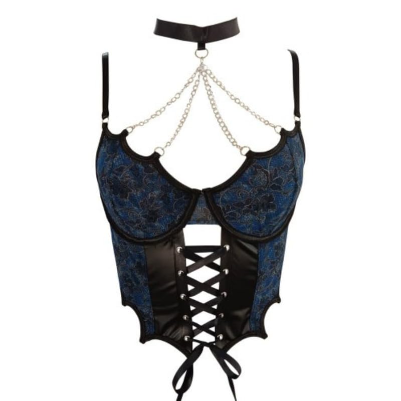 Collar Chains Body Shaper with Steel Ring & Fishbone Small Vest Straps | Polyester Fabric | Adjustable Buckle-image-39