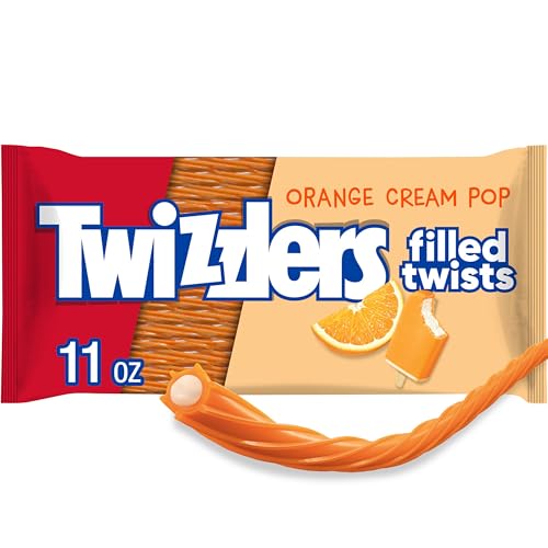 Twizzlers Orange Cream Pop Filled Twists 311g