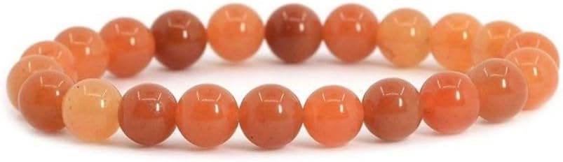 EDIMIRA Semi Precious Gemstones Bracelet Reiki Chakra Round Beads Crystal Stretchable Bracelet for Healing Yoga Meditation