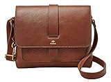 fossil damen tasche campbell - crossbody Diese Crossbody aus Leder hat ein Außenfach mit Druckknopf, ein Reißverschlussfach vorne und einen verstellbaren Trageriemen. Wird separat verschickt.