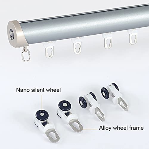 Tringle à rideaux pour séparateur de pièce en métal robuste 5,8 m - 7
