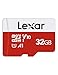 Produktbild Lexar Micro SD Karte 32GB, Speicherkarte Micro SD mit Adapter, Bis zu 100 MB/s Lesegeschwindigkeit, UHS-I, U1, A1, V10, C10, 4K UHD microsdxc SD Karte für Kamera, Smartphone