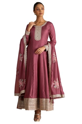 Robe longue au sol en rayonne fluide et respirante pour femme L