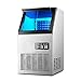 Produktbild Kommerzielle Eiswürfelmaschine, 121LBS / 24H Eiswurfelmaker, Edelstahl 36 Eiswürfel Eismaschine Ideal für Zuhause, Büro, Restaurant, Bar, Café