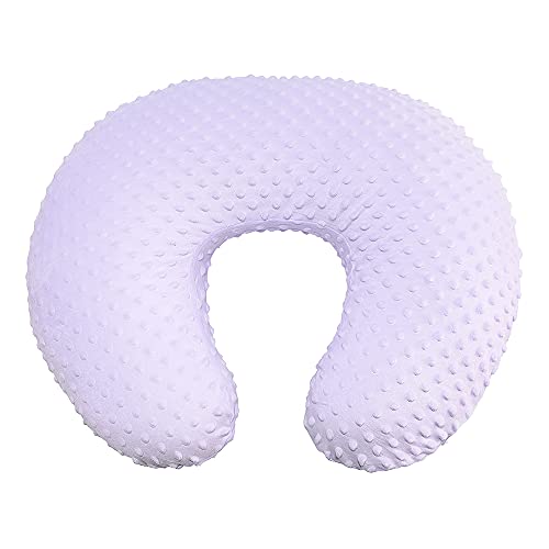 Image of OWLOWLA Nursing Pillow Cover, Breastfeeding Pillow Slipcover Fits Nursing Pillow for Baby Boy Girl(Lilac)