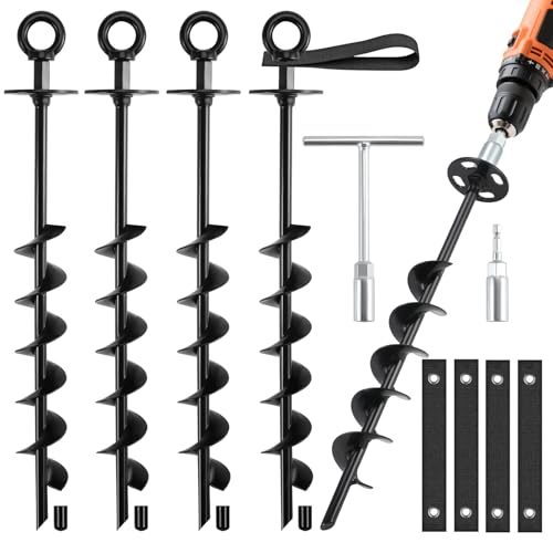 Ciyivak Screw-In Earth Anchor Kit