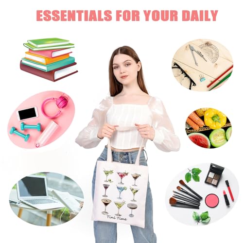 Bolso Tote Espresso Martini MEIKIUP para amantes de cócteles miniatura 7