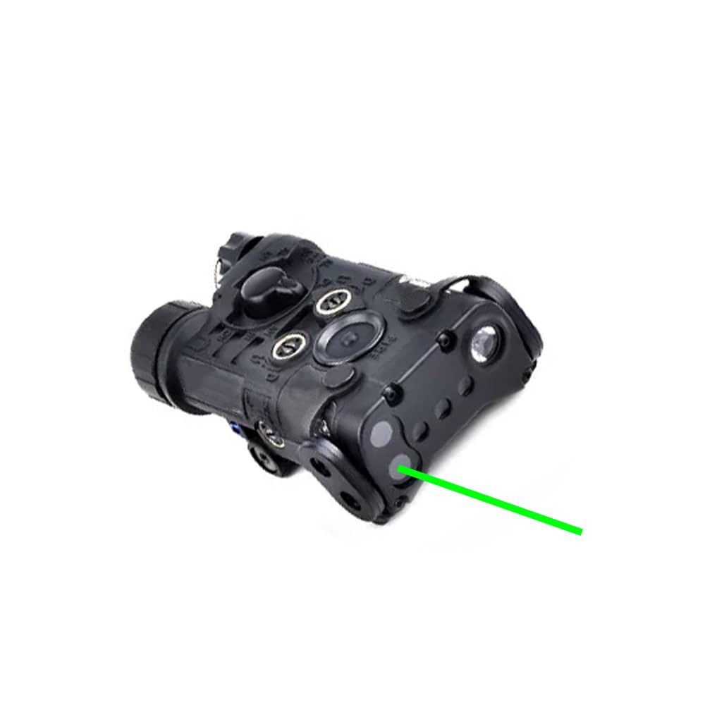 Plastic L3-NG Box Aiming Laser Sights(with Green Laser + IR Laser + LED Whitelight Flashlight),& Modular Remote Wire Control Pressure Switch Combo,Black