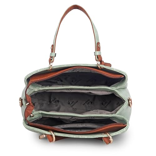 Image of Lady Quinton Women's Striped Line Handbag for Women| Ladies purse | Stylish Shoulder Bag | Gift for Women