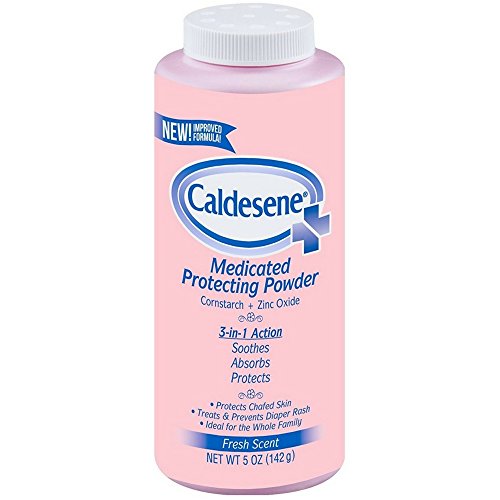 Caldesene Medicated Protecting Powder with Zinc Oxide & Cornstarch, 5 oz