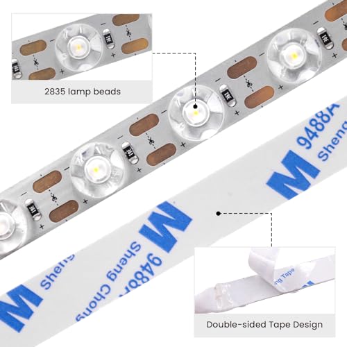 Tira de LED flexible KISUFU 24V 0.5 m 48 LEDs/m Blanco miniatura 7