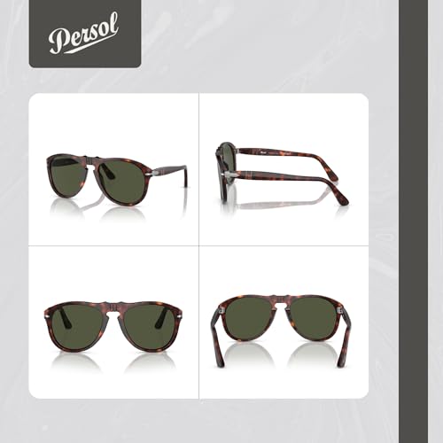 Persol PO0649 Aviator Sunglasses for Men +BUNDLE with ACCESSORY EYEWEAR KIT3