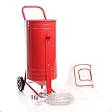 Wiltec Mobiles Sandstrahlgerät 30l Sandstrahler mit Zubehör Sandstrahlanlage Strahlgerät