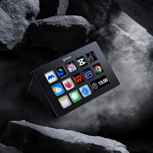 Teclado de macro ULANZI D200 U-Studio, 14 teclas LCD, 13 teclas de macro personalizáveis para contro