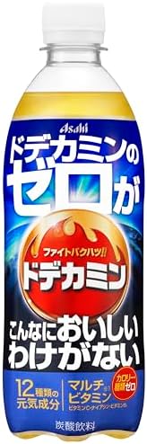 （04:00時点） ドデカミン アサヒ飲料 ドデカミンのゼロがこんなにおいしいわけがない 500ml×24本[ゼロカロリー][エナジー]