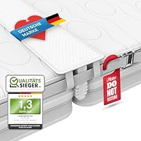FLIPLINE Liebesbrücke für Matratzen All-IN-ONE Premium Set [200x18cm] für Familien & Paare mit rissfestem Bezug, Spanngurt und Transporttasche - Matratzenkeil Ritzenfüller Matratzenbrücke