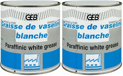 Graisse de vaseline blanche lubrifiant anti-adhérent pour joint caoutchouc et métal GEB