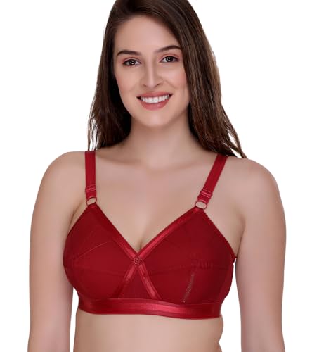 Image of SONA Perfecto Plus Size Cotton Bra for Woman Full Coverage Everyday Pack of 1