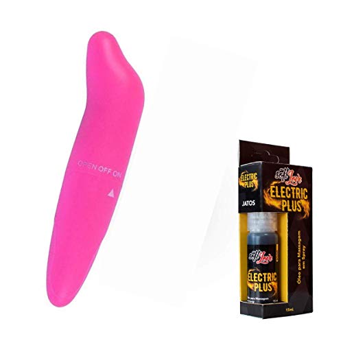 Kit Vibrador feminino estimulador Ponto G + Vibrador Líquido Electric Plus