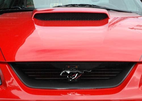 1999-2004 Mustang Mach 1 Front Grille Delete Kit with Gloss Black Running Horse