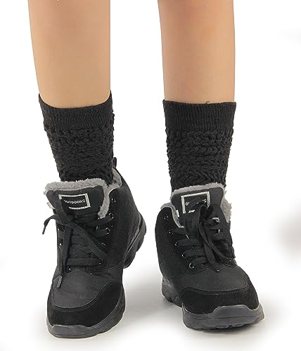 Image of BomKinta Slouch Socks Women Thigh High Boot Soft Scrunch Socks Size 5-11