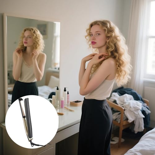 Plancha de cabello LUMINFLY cerámica negra miniatura 5