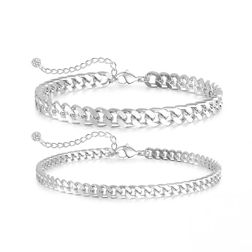 Robaice ���߉\�ȃA���N���u���X���b�g ���f�B�[�X �h�� �ϐF���Ȃ� 14K�S�[���h���b�L�܂��̓X�^�[�����O�V���o�[���b�L �A���N���b�g�Z�b�g �����ւ̃A���N���b�g�M�t�g, 8.5" + 2" extender, ����, �W�F���X�g�[���Ȃ�