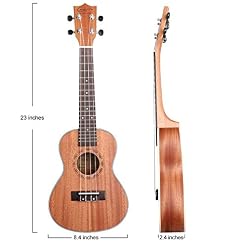 Ukulélé Concert acoustique de Hricane 23 pouces, avec accordeur, cordes de rechange, sangle, médiators et sac pour… - Les Beatles, Paul McCartney, John Lennon, RIngo Starr, George Harrison Ukulélé Concert acoustique de Hricane 23 pouces, avec accordeur, cordes de rechange, sangle, médiators et sac pour… – Image 4