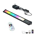 LED Light Bar with Remote , Smart RGB Under Desk Light, White and Multicolor Under Cabinet Lighting Bar Work with Alexa ,Google , App for Room, Cabinet, Monitor Backlight, Shelf , Counter, Cupboard