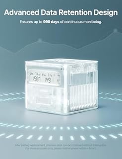 X-Sense Radon Detector for Home, Easy to Use, Zero Lab Fees, No Installation Required, Continuous Monitoring with Clear LCD Screen, XR0A-SR