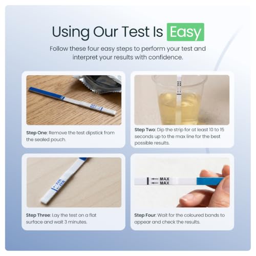 Image of One Step Early Pregnancy Test Strips, 30 Tests, 10mIU, 6 Days Early