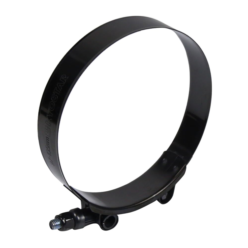 Collier de serrage en acier inoxydable noir de haute résistance, serrage réglable 90-98 mm