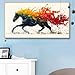 Dipingere con i Numeri Adulti Cavallo Paint by Numbers Colore Dipingere con i Numeri 80x160 CM Colore Tela, fai da te Hobby Creativi Adulti Passatempo Kit Pittura Acrilica, Decorazioni Casa Q6-930 immagine