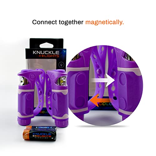 Knuckle Lights Colors - Running Light For Runners, Joggers, Dog Walking, Camping & Hiking. Unique Led Flashlight As An Alternative To Headlamps. A Great Addition To Your Night Reflective Running Gear #TOP7