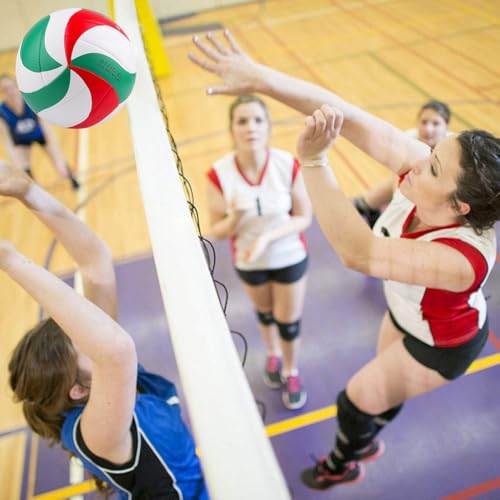 Image of Soft Rubber Lightweight Volleyball for Indoor Training Game Competition, Gym, Outdoor Beach Play, Gift for Kids,Fit for Beginner, Teenager, Adult, 1pcs
