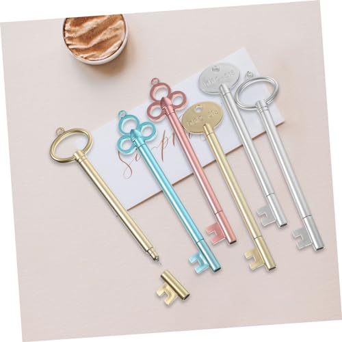 12 bolígrafos gel con diseño de llave vintage miniatura 3