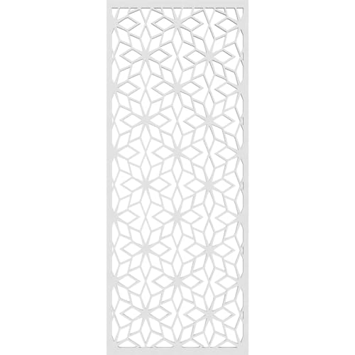 Image of 9 3 /8 inchW x 24 3 /8 inchH x 3 /8 inchT Lake Decorative Fretwork Wall Panels in Architectural Grade PVC