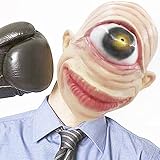 molezu Single Eye Cyclops Maske, Scary Alien Mask Halloween Horror Maske