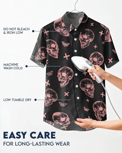Image of 99TIMORO Fathers Film Button Down Shirt for Men, Funny Hawaiian Short Sleeve Top, Summer Beach Gifts