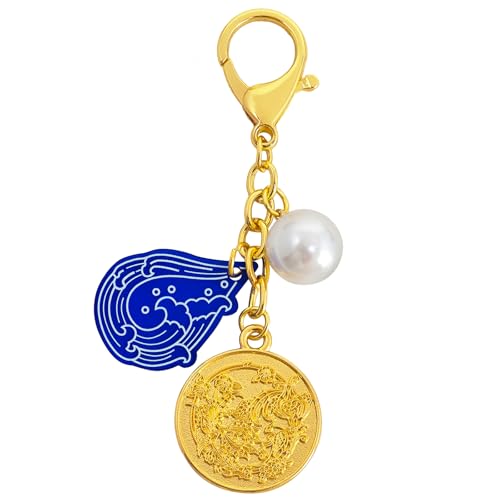 [YISHUI] 開運 金運 お守り キーホルダー 厄落とし 風水 グッズ 春の花 デザイン 護符 水の気 補充 縁起物 携帯 プレゼント 一年中 幸運