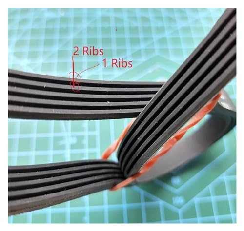 Courroie trapézoïdale PJ364 à haute adhérence élastique pour transmission stable - 2
