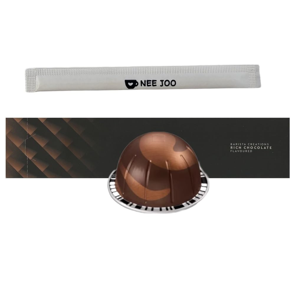 Rich Chocolate Coffee 10 Count (Pack of 1)7.77 fl oz, stir stick