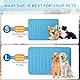 Oziral Kühlmatte für Hund aus Eisseide, Haustier Kühlmatte Dog Cooling Mat Haustier Eismatte Selbstkühlende Matte Hunde & Katzen Kühl Hundedecke Kaltgelpad Haustier Matte für Kisten (50 * 40CM)