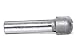 Amana Tool Bowl and Tray Plunge Router Bit, Carbide-Tipped, for Woodworking and CNC Routing, 45981, 1/8 Radius x 1/2 Dia x 1/2 x 1/4 Inch Shank