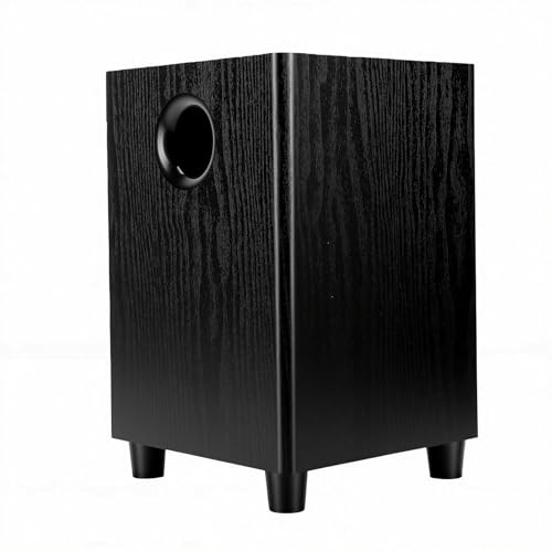 Haofy 6.5in 100W Passive Subwoofer Ground Gain Home Theater
