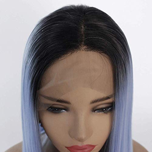 Preisvergleich Produktbild LinkLvoe Vordere SpitzeperüCke,Damen PerüCke, Lange Glatte Haare Gradienten Schmutzig PerüCke PerüCke FüR Rollenspiel Alltagskleid